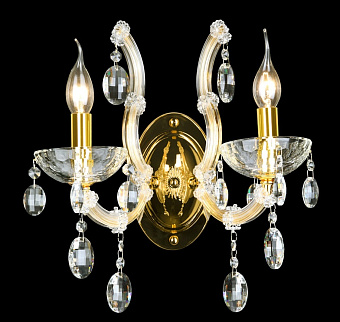 Бра CRYSTAL LUX HOLLYWOOD HOLLYWOOD AP2 GOLD 80Вт E14