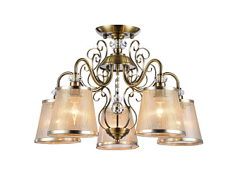 Светильник потолочный Freya Driana FR2405-PL-05-BZ 40Вт E14