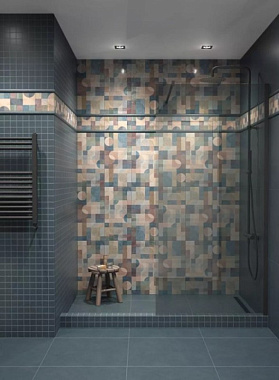 Бордюр KERAMA MARAZZI Чементо SPA067R антрацит матовый 2,5х30см 0,202кв.м.