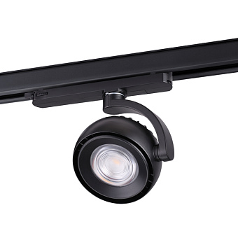 Трековый светильник Novotech PORT 358166 20Вт LED чёрный для трёхфазного трека