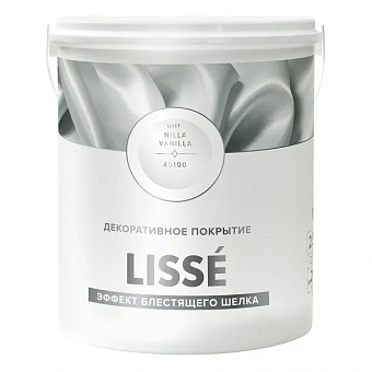 Декоративное покрытие VINCENT DECOR Lisse Эффект блестящего шелка 3кг