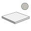 Плитка для ступеней Atlas Concord Италия MARVEL STONE ATG2 Clauzetto White Scalino Ang. Dx 33х33см 0,109кв.м. матовая
