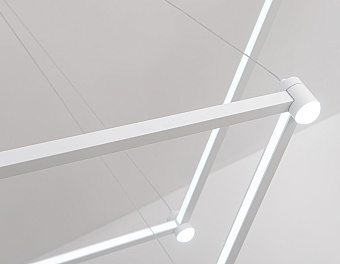Люстра подвесная Ambrella COMFORT LineTech FL5595 60Вт 10 лампочек LED
