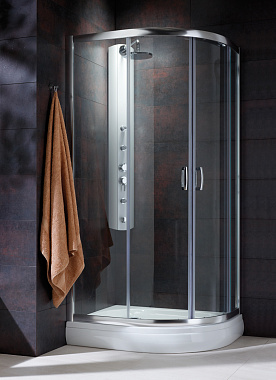 Угловое ограждение RADAWAY Premium Plus E 100x80 190х100см стекло фабрик
