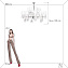 Светильник подвесной Loft It Flambeau 10209/24 96Вт E14