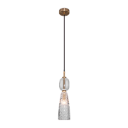 Светильник подвесной Eurosvet Glossy 50211/1 прозрачный 60Вт E14