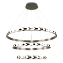 Светильник подвесной Eurosvet Chain 90163/3 сатин-никель 160Вт LED