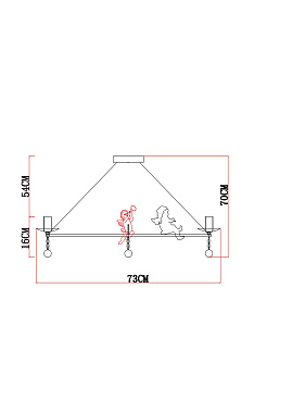 Люстра подвесная Arte Lamp AMUR A1133SP-8WG 40Вт 8 лампочек E14