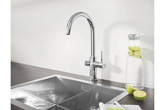 Смеситель для кухни GROHE Blue Professional 31607002 высокий излив хром
