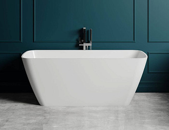 Ванна каменная SALINI AGATHA 100221MRH S-Stone матовая 180х81см отдельностоящая