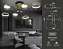 Люстра потолочная Ambrella COMFORT LineTech FL5157 84Вт 6 лампочек LED