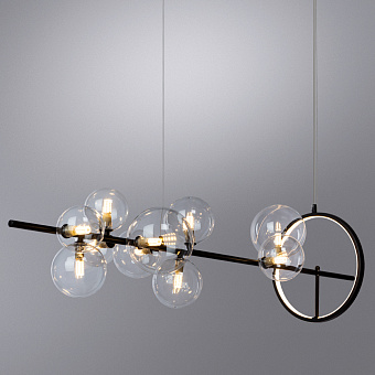 Светильник подвесной Arte Lamp SATURN A7790SP-50BK 80Вт LED