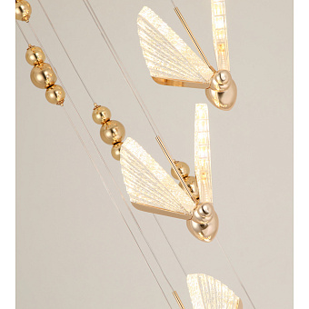 Люстра каскадная KINK Light Баттерфляй 08444-8A,33 48Вт 8 лампочек LED