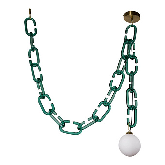 Светильник подвесной Loft It Chain 10128C Green 40Вт G9