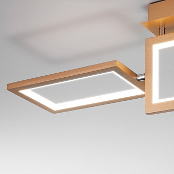 Светильник потолочный Eurosvet MAYA 90223/3 матовое золото 30Вт LED