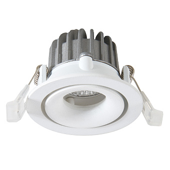 Светильник точечный встраиваемый Arte Lamp APERTURA A3310PL-1WH 10Вт LED