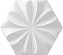 Настенная плитка WOW Wow 91752 Ice White Matt 21,5х25см 0,32кв.м. матовая