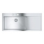 Мойка кухонная GROHE K1000 31581SD1 116х52см нержавеющая сталь