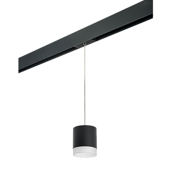 Трековый светильник Lightstar Rullo PRORP348780 15Вт GX 5.3 матовый чёрный для однофазного трека