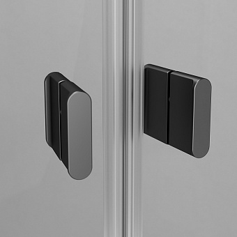 Угловое ограждение AM-PM X-Joy Twin Slide W88G-205-080BT64 180х80см стекло прозрачное