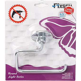 Держатель туалетной бумаги FIXSEN Round FX-92110B хром
