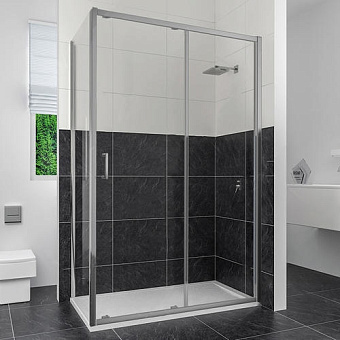 Угловое ограждение RGW Classic 32094893-011 CL-48 185х90см стекло прозрачное