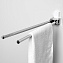Полотенцедержатель WASSERKRAFT Leine K-5000 WHITE K-5031WHITE бежевый/хром 43см
