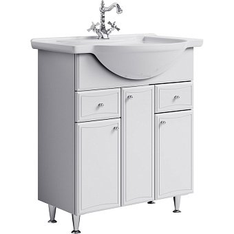 Тумба с раковиной AQWELLA Barcelona BA0107K 51х77,5х88см