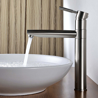 Смеситель для кухни WASSERKRAFT Wern 4207 поворотный излив никель