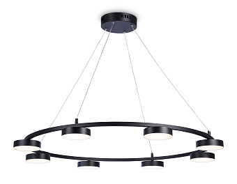 Люстра подвесная Ambrella COMFORT LineTech FL51763 67Вт 9 лампочек LED