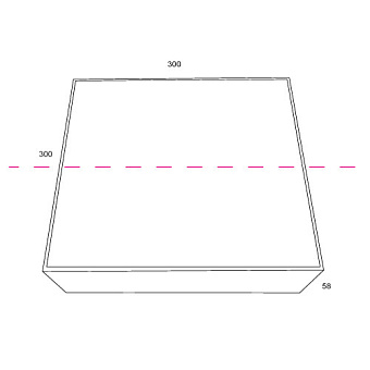 Светильник потолочный Maytoni Zon C067CL-L40B4K 40Вт LED