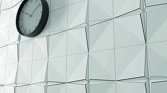 Настенная плитка WOW Essential 105150 Noudel Decor B&W 12,5х12,5см 0,433кв.м. глянцевая