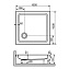 Душевой поддон RGW Acryl 16180100-11 STYLE 100х100см