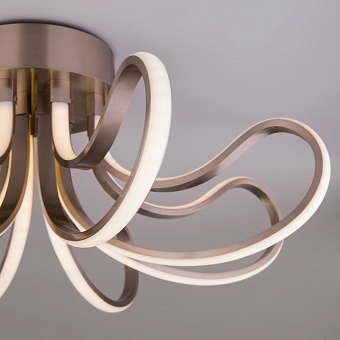 Светильник потолочный Eurosvet Lilium 90079/8 хром 80Вт LED