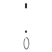 Светильник подвесной Eurosvet Rim 90166/2 черный 10Вт LED
