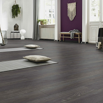 Ламинат KRONOTEX HERRINGBONE Дуб Эльба черный D6010 665х133х8мм 32 класс 1,238кв.м