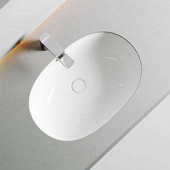 Раковина встраиваемая снизу Ceramica Nova ELEMENT CN6044 56,5х38,5см