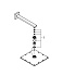 Верхний душ GROHE Rainshower Allure 230 26054000 хром