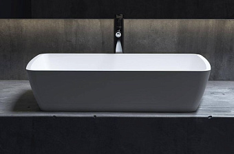 Раковина накладная SALINI GLORIA 1102212M S-Stone матовая 65х40см
