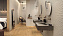 Настенная плитка Atlas Concord Италия 3D Wall A576 Carve Whittle Pearl 40х80см 1,28кв.м. матовая