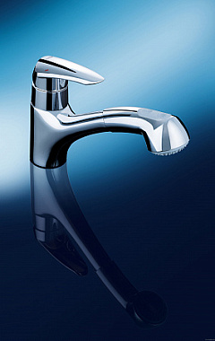 Смеситель для кухни GROHE Eurodisc 32257001 поворотный излив хром