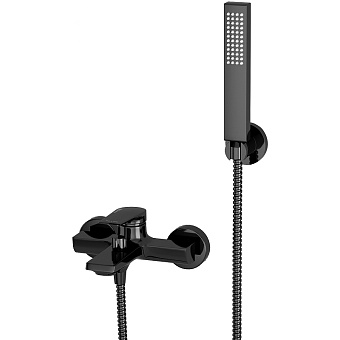 Смеситель для ванны WASSERKRAFT Glan 6601 чёрный (глянцевый)