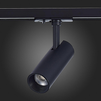 Трековый светильник ST Luce MONO ST350.446.10.36 10Вт LED матовый чёрный для однофазного трека