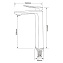 Смеситель для раковины Comforty FC071B-CMT чёрный