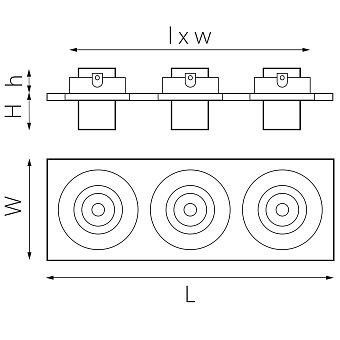 Светильник точечный встраиваемый Lightstar Intero i536162 21Вт LED
