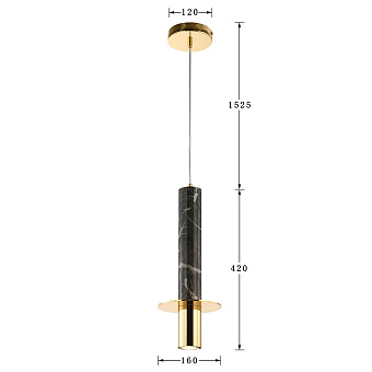 Светильник подвесной Favourite Rocky 2746-1P 50Вт GU10 LED