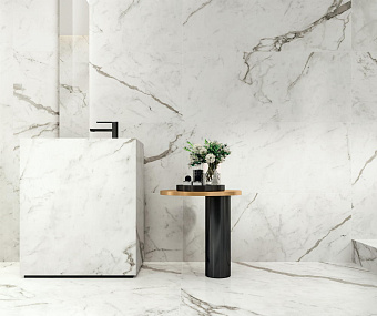 Декор Atlas Concord Италия Marvel Shine A4PH Statuario Supremo Lp Macchia Aperta 150х75см 1,125кв.м.