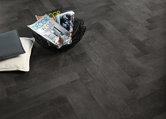Керамическая мозаика Atlas Concord Италия Dwell A1DF Smoke Herringbone 36,2х41см 0,596кв.м.