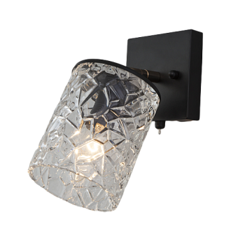 Светильник настенный Eurosvet Jackice 20095/1 черный/золото 60Вт E14