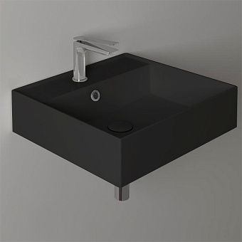 Раковина подвесная SIMAS Agile AG51 nero matt*1 51х46см